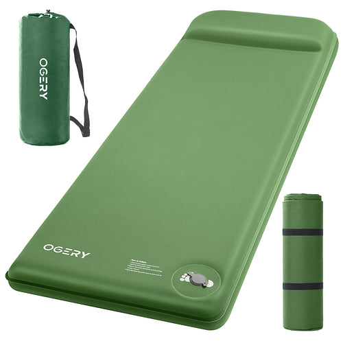 OGERY Memory Foam Sleeping Pad with R-Value 9.5 Insulation