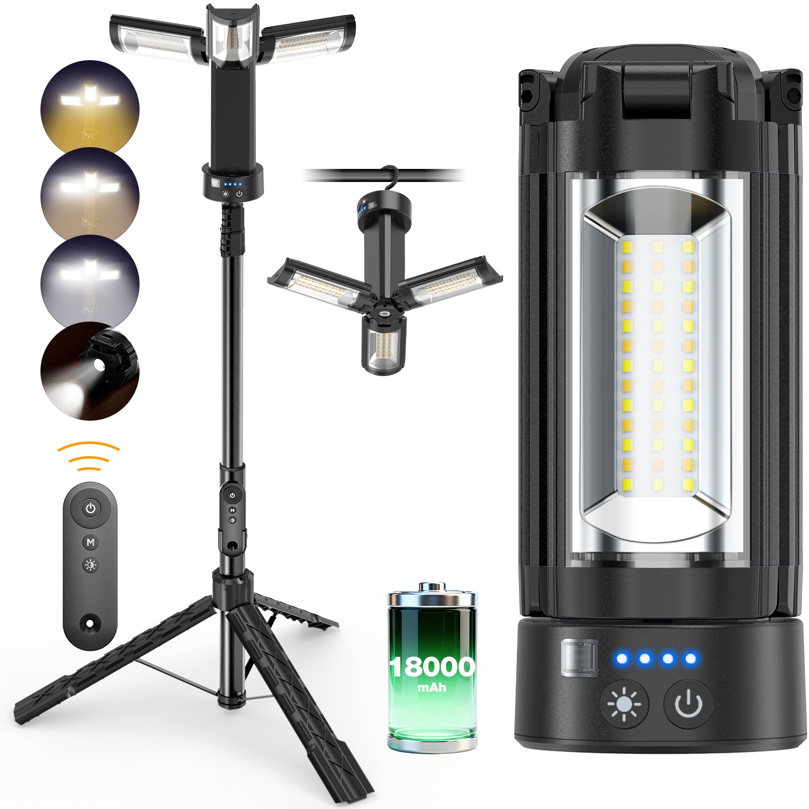 OGERY Z10 Pro Camping Lights with Remote