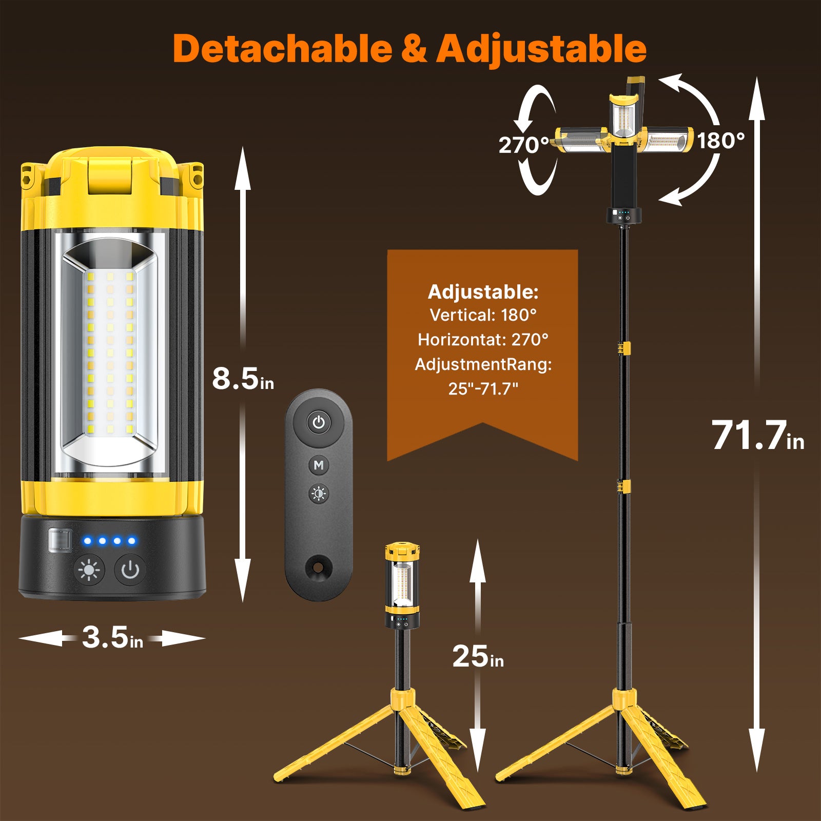 OGERY Z10 Pro Camping Lights with Remote