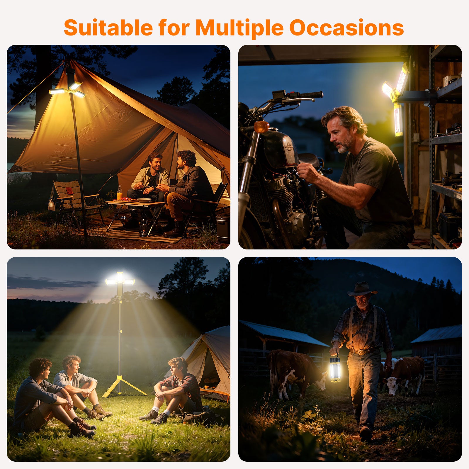 OGERY Z10 Pro Camping Lights with Remote