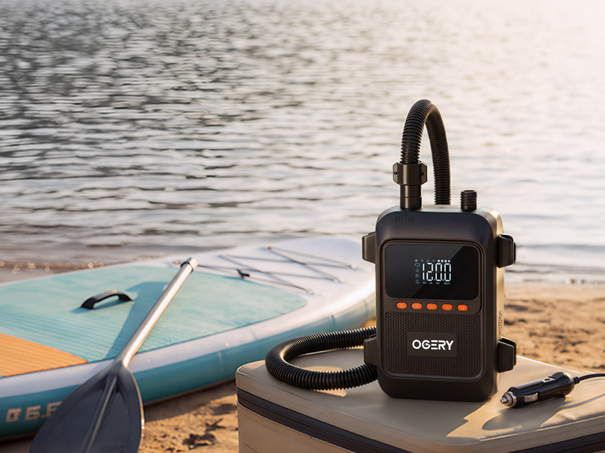 Portable Paddle Board Pump with Fast Inflation