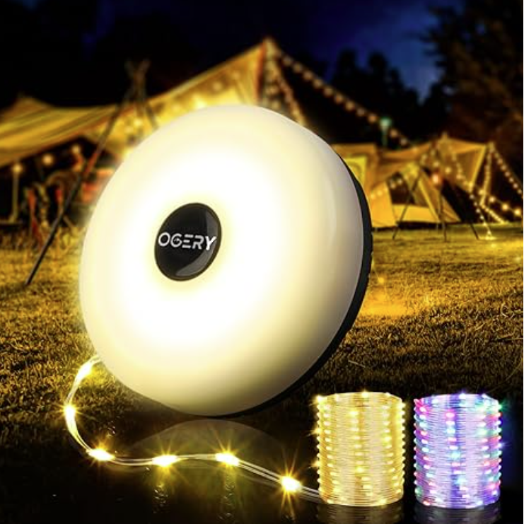 Guirlande lumineuse de camping étanche et rechargeable OGERY