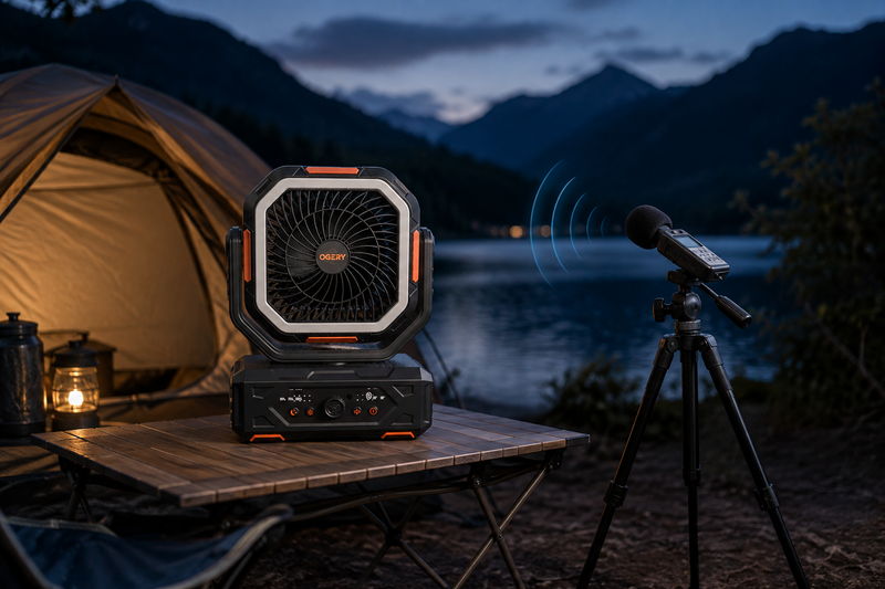 How Camping Fan Noise Is Measured: A dBA Test Guide | OGERY