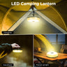 Rechargeable Retractable Camping String Lights 32.8 FT with 8 Modes