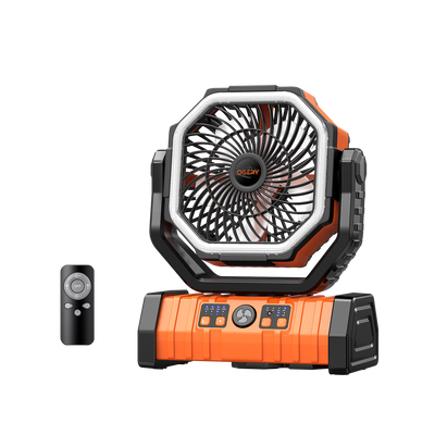 Ogery Ventilatore da campeggio portatile per tenda F6