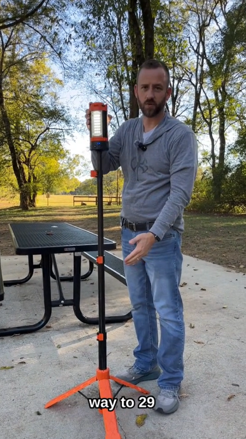 ポポライト OGERY Z10 Telescopic Camping Light and Cordless Work Light with Stand