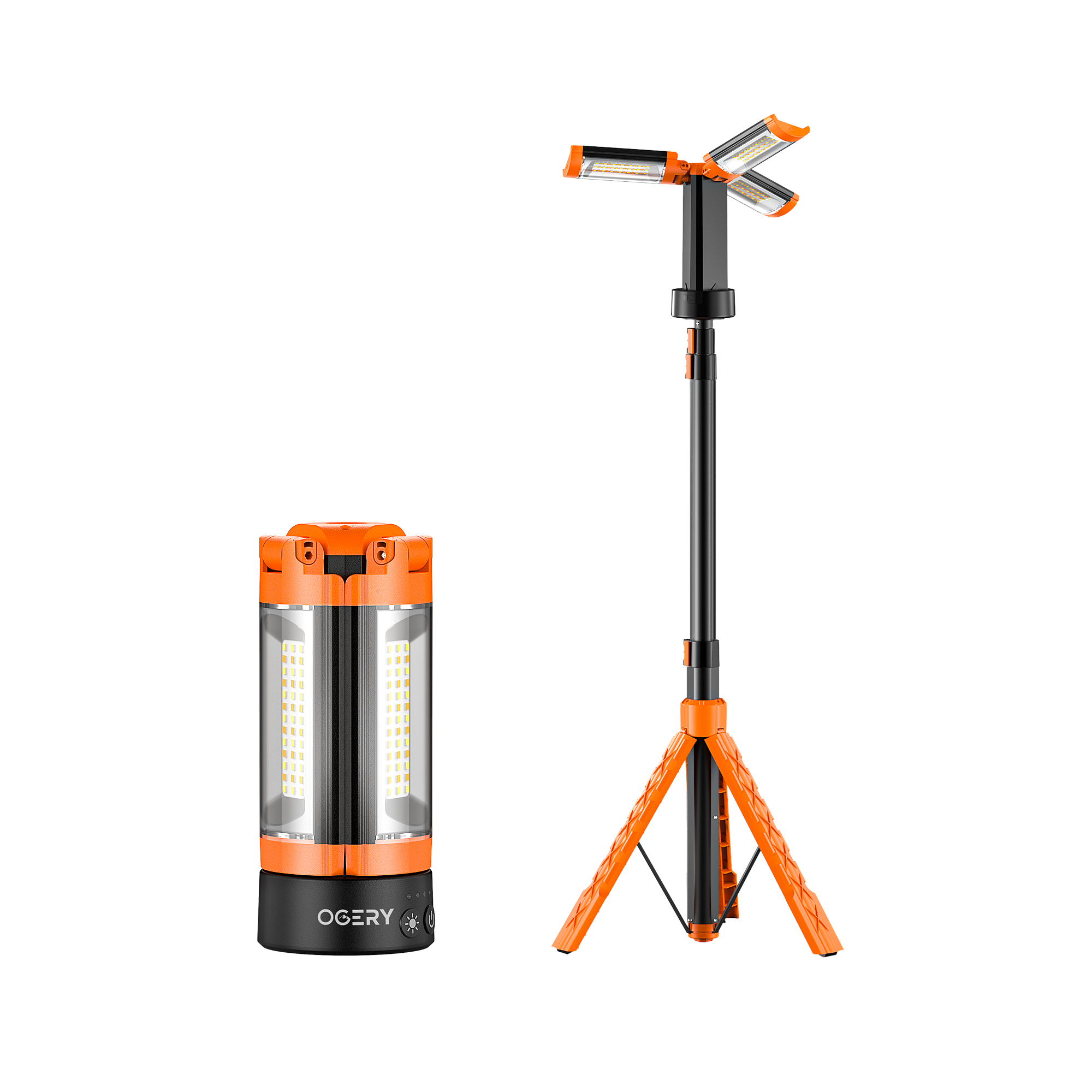 OGERY Z10 Telescopic Camping Light and Cordless Work Light with Stand